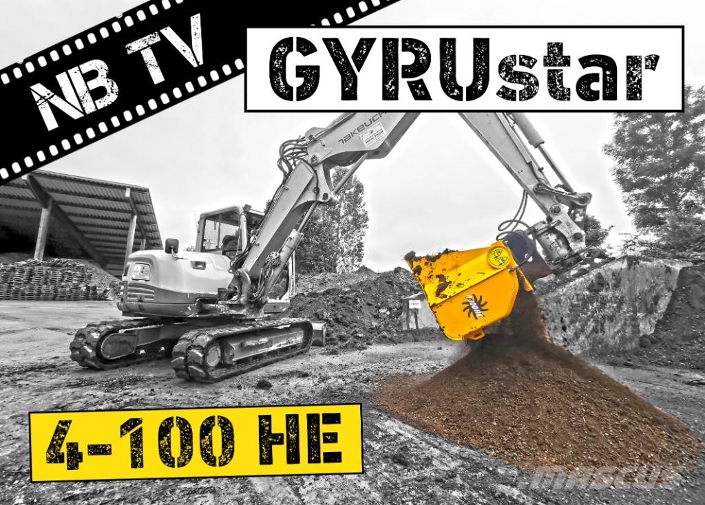 Gyru-Star 4-100HE | Siebschaufel Bagger ab 7 to OQ70/55, OQ6 Screening buckets