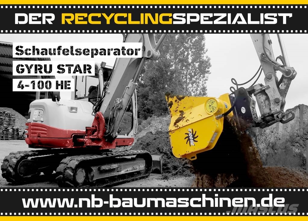 Gyru-Star 4-100HE | Siebschaufel Bagger ab 7 to OQ70/55, OQ6 Screening buckets