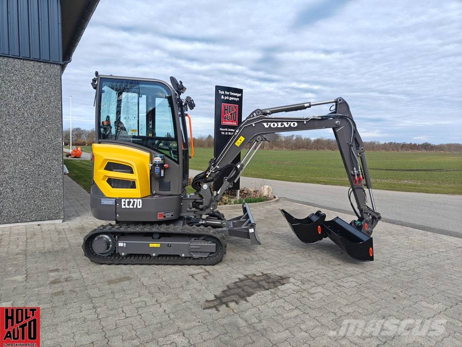 Volvo EC 27 D Mini ekskavatörler, 7 tona dek