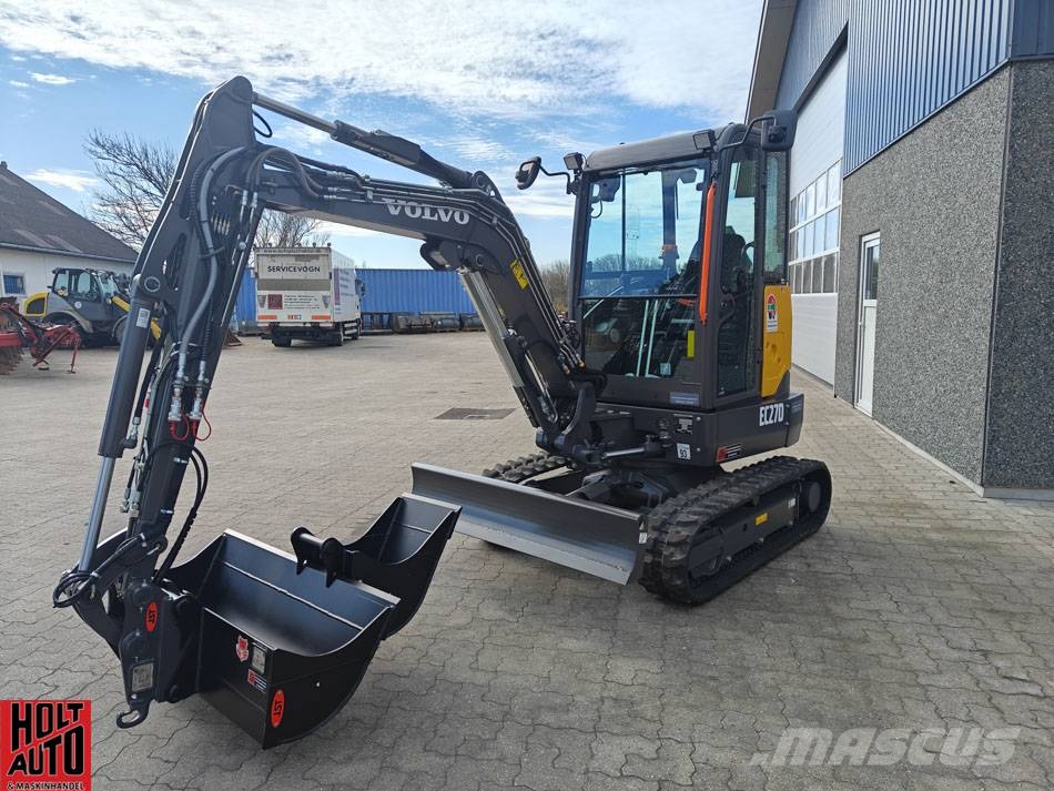 Volvo EC 27 D Mini ekskavatörler, 7 tona dek