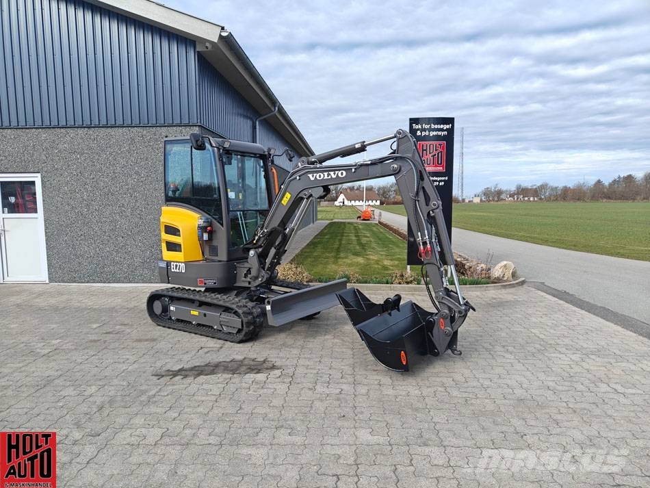 Volvo EC 27 D Mini ekskavatörler, 7 tona dek