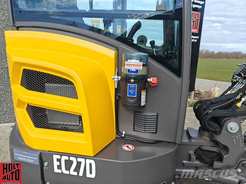 Volvo EC 27 D Mini ekskavatörler, 7 tona dek