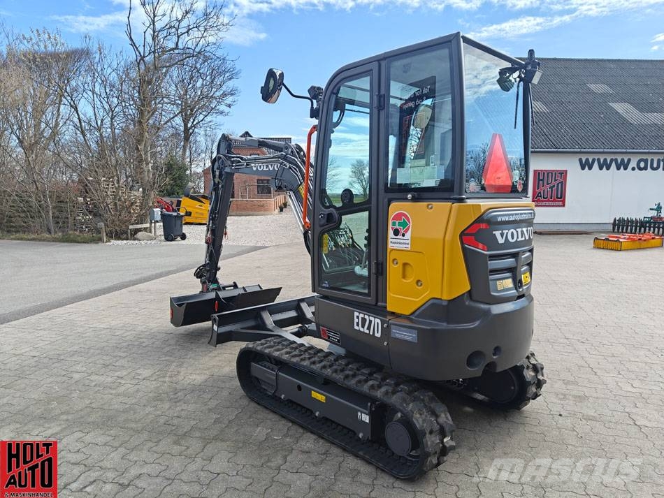 Volvo EC 27 D Mini ekskavatörler, 7 tona dek