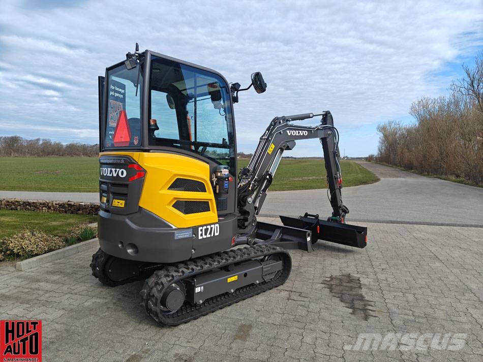 Volvo EC 27 D Mini ekskavatörler, 7 tona dek