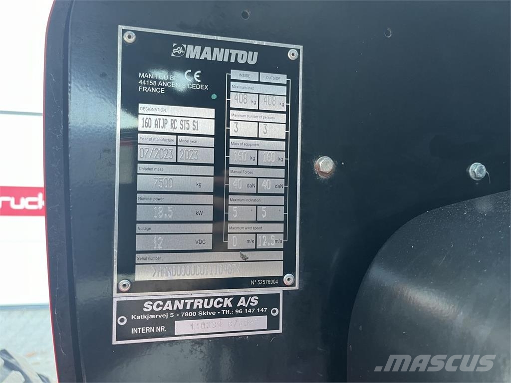 Manitou 160ATJ+ RC ST5 Leddede bomlifter