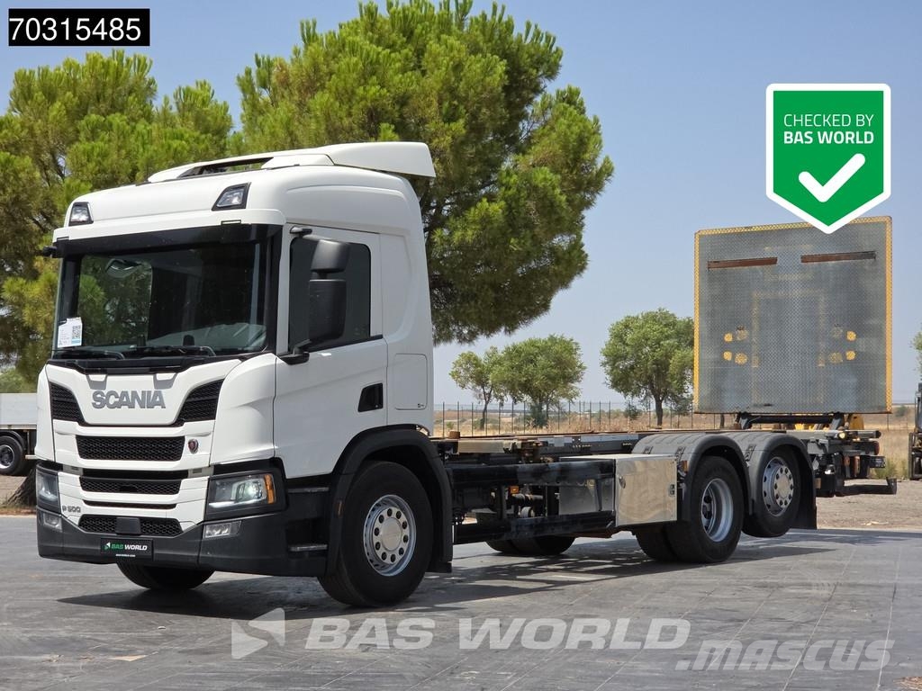 Scania P500 P 6X2 Eje Direccional+Elevable Suspensión Neu Cable lift demountable trucks