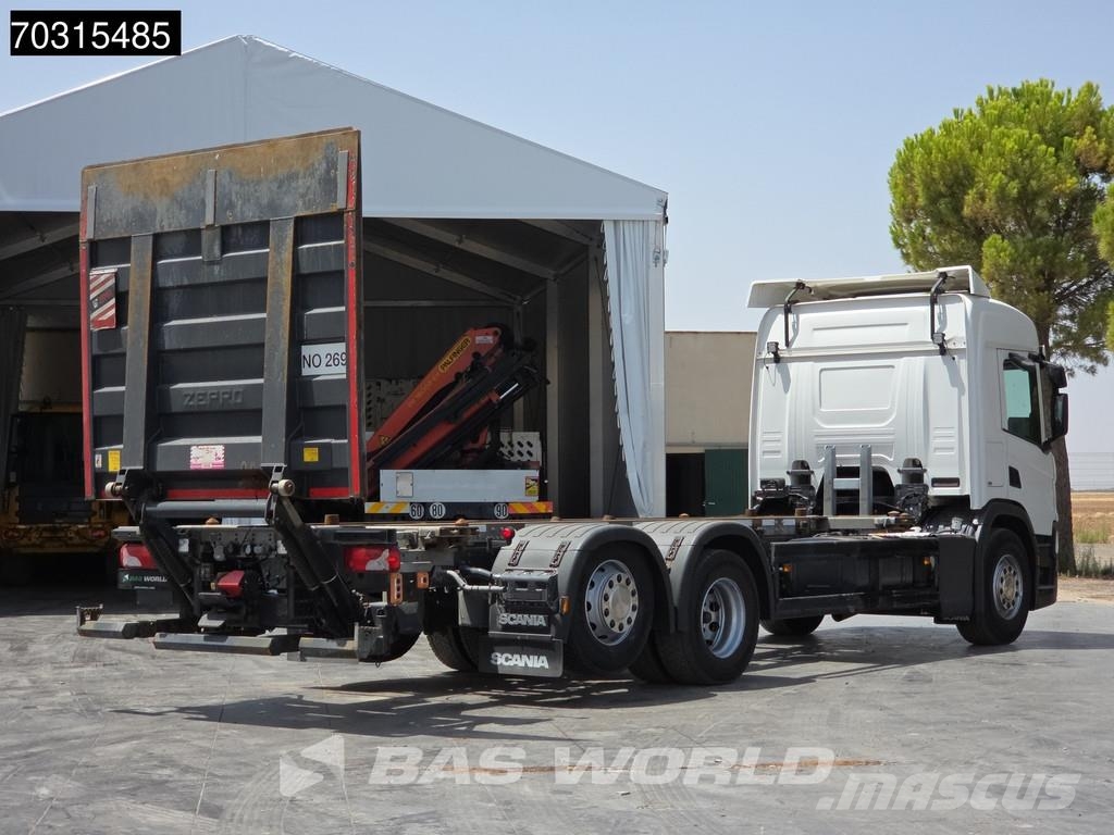 Scania P500 P 6X2 Eje Direccional+Elevable Suspensión Neu Cable lift demountable trucks