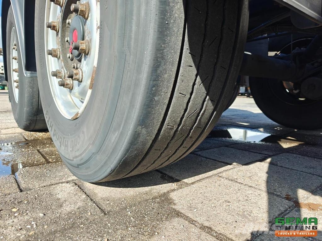 D-tec FLEXITRAILER Multi - 3x Extendable - Lift Axle - 4 Containerchassis
