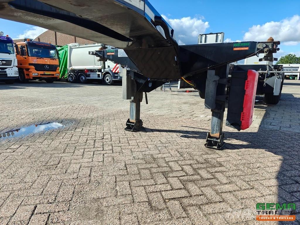 D-tec FLEXITRAILER Multi - 3x Extendable - Lift Axle - 4 Containerchassis