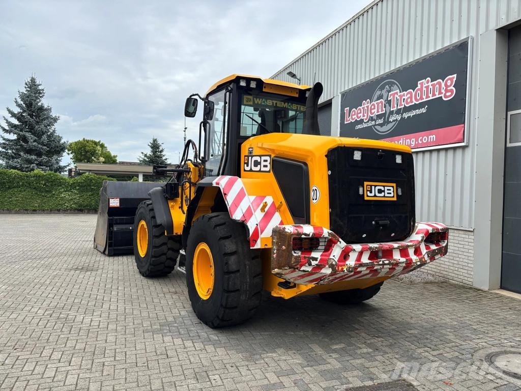 JCB 437WHT T4F Wheelloader, highlift with hightip buck Incarcator pe pneuri
