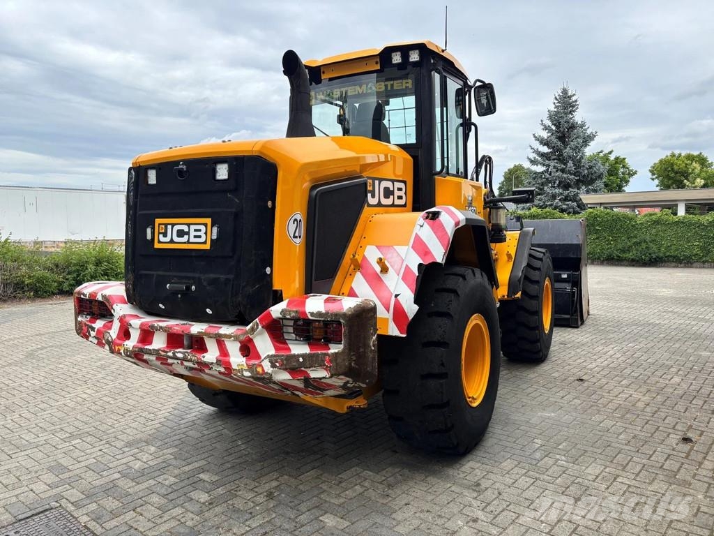 JCB 437WHT T4F Wheelloader, highlift with hightip buck Incarcator pe pneuri