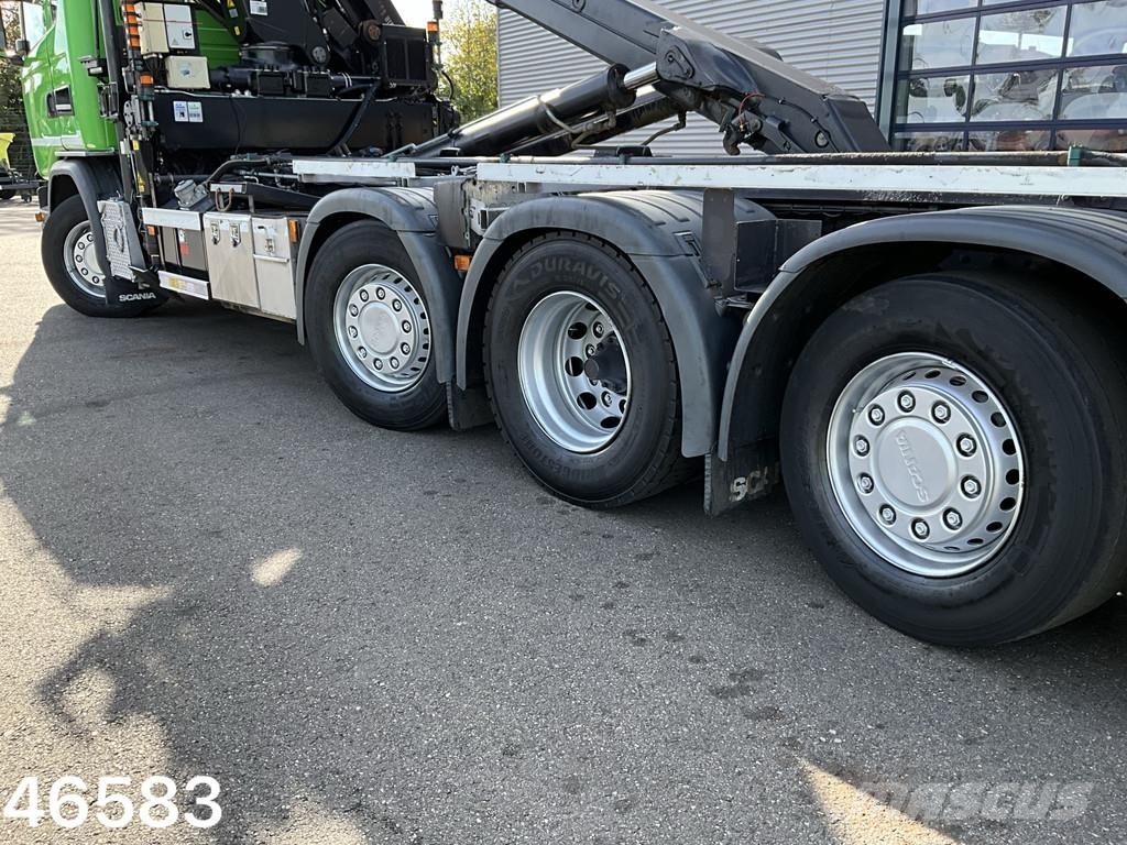 Scania G 410 8x2 Euro 6 Hiab 28 Tonmeter laadkraan Camiones polibrazo