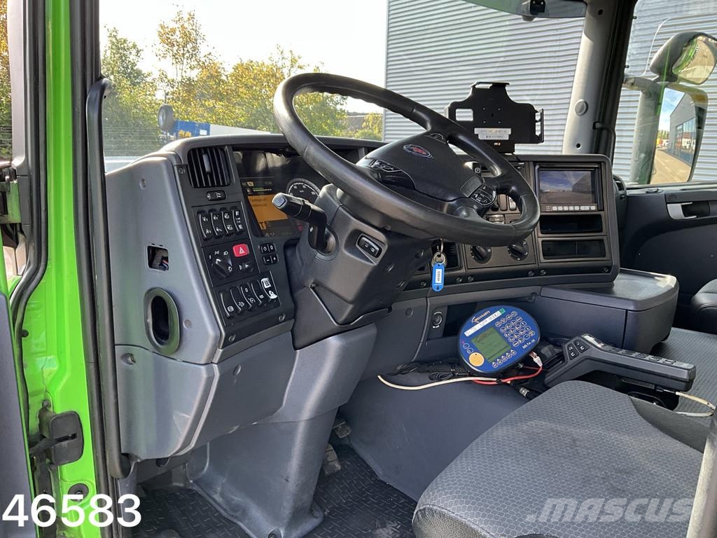 Scania G 410 8x2 Euro 6 Hiab 28 Tonmeter laadkraan Abrollkipper