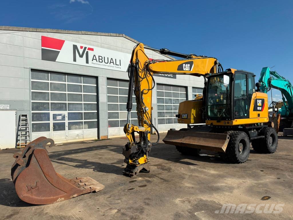 CAT M 315 F //BH. 2017/11573H/ZSA/Rototilt/SW Pelle sur pneus