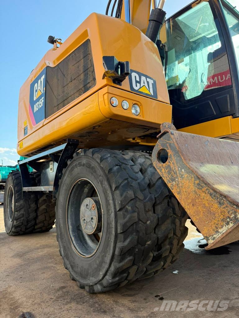 CAT M 315 F //BH. 2017/11573H/ZSA/Rototilt/SW Pelle sur pneus