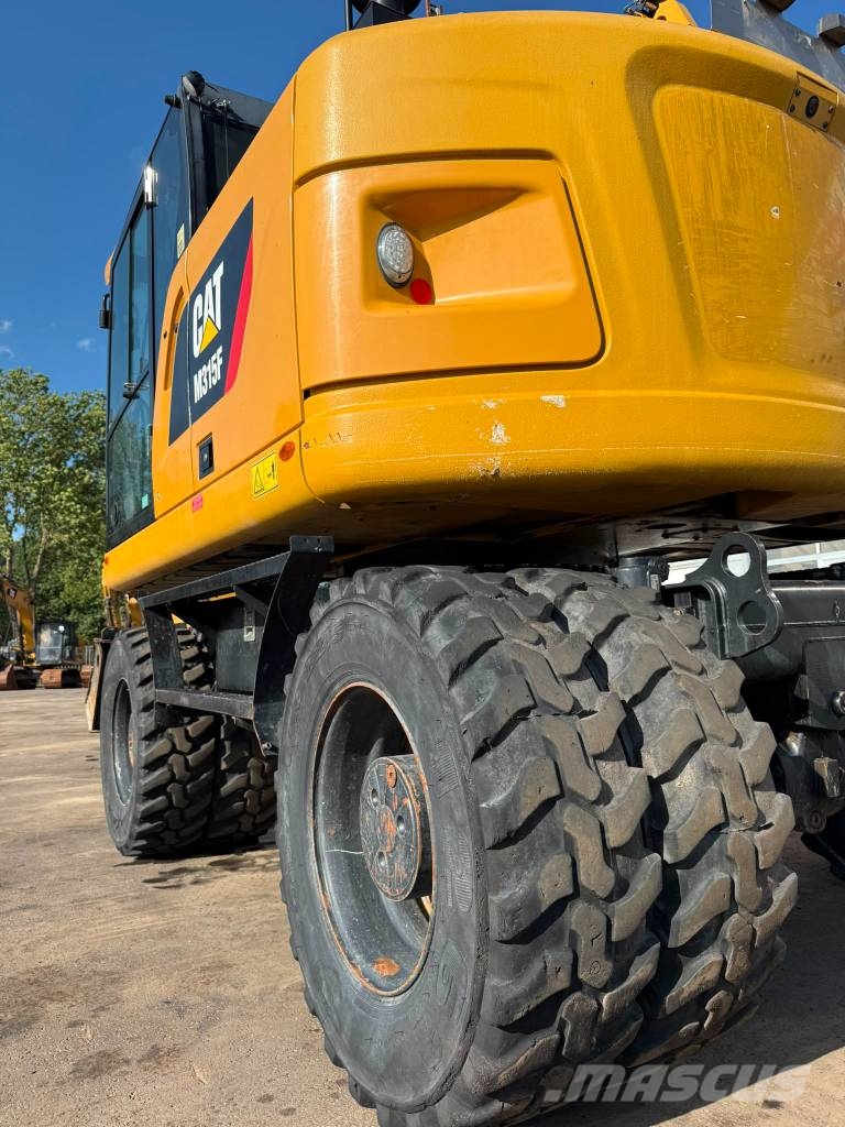 CAT M 315 F //BH. 2017/11573H/ZSA/Rototilt/SW Pelle sur pneus
