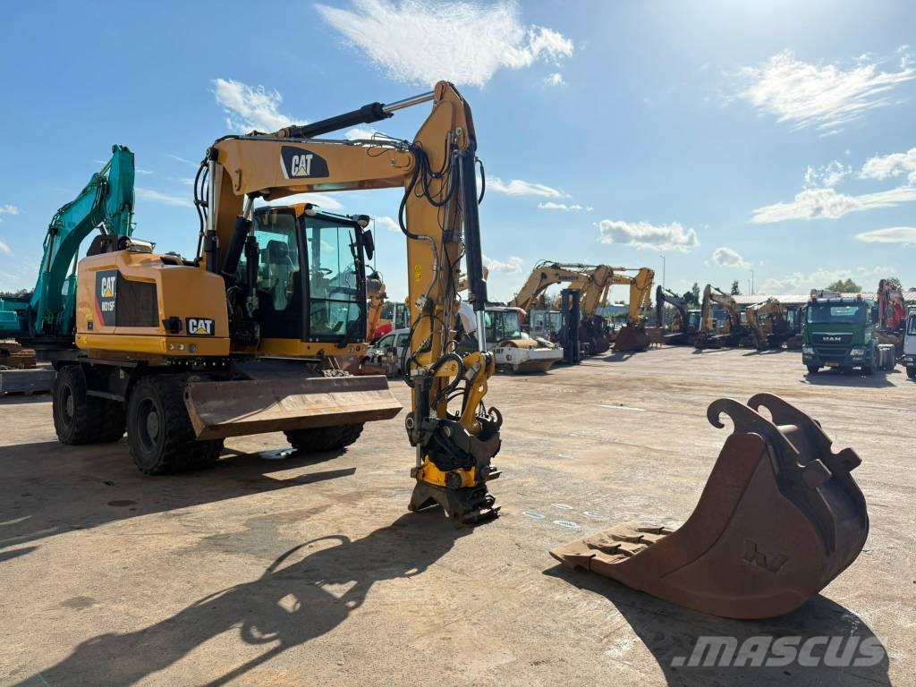 CAT M 315 F //BH. 2017/11573H/ZSA/Rototilt/SW Pelle sur pneus