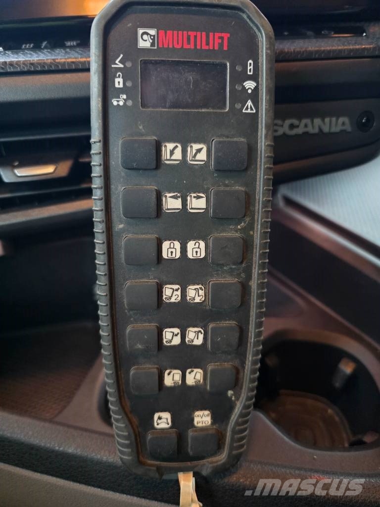 Scania R660 V8 8x4 Tridem – Hooklift – Snow Plo Hook lift trucks