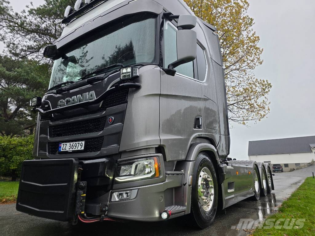 Scania R660 V8 8x4 Tridem – Hooklift – Snow Plo Hook lift trucks