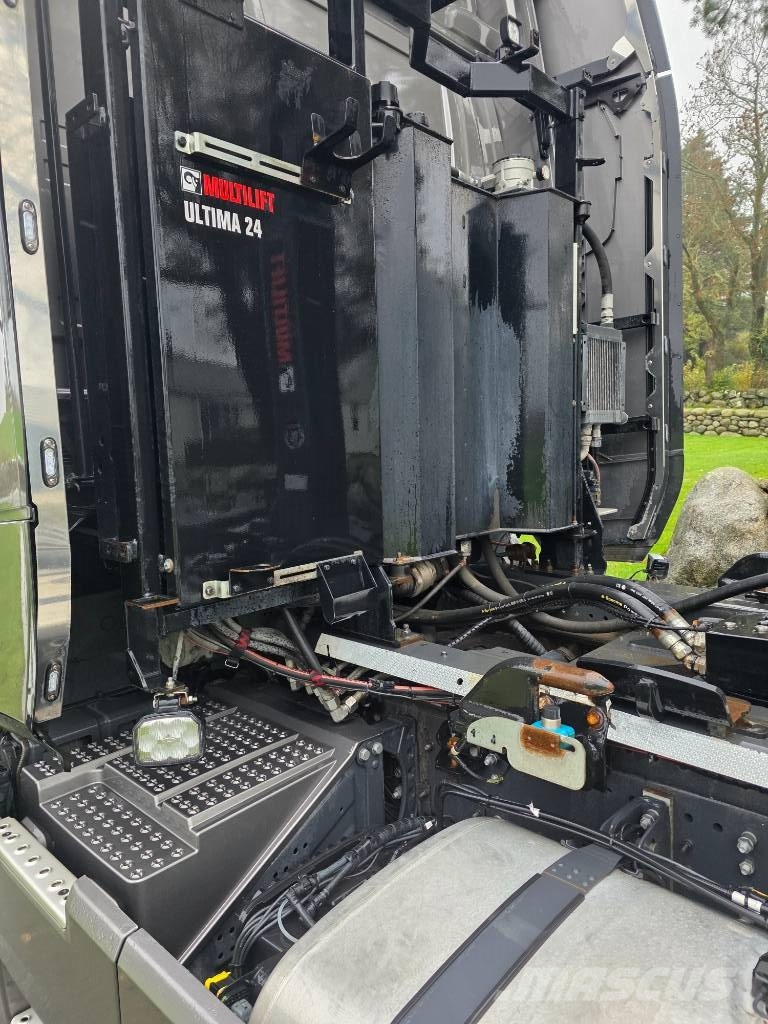 Scania R660 V8 8x4 Tridem – Hooklift – Snow Plo Hook lift trucks