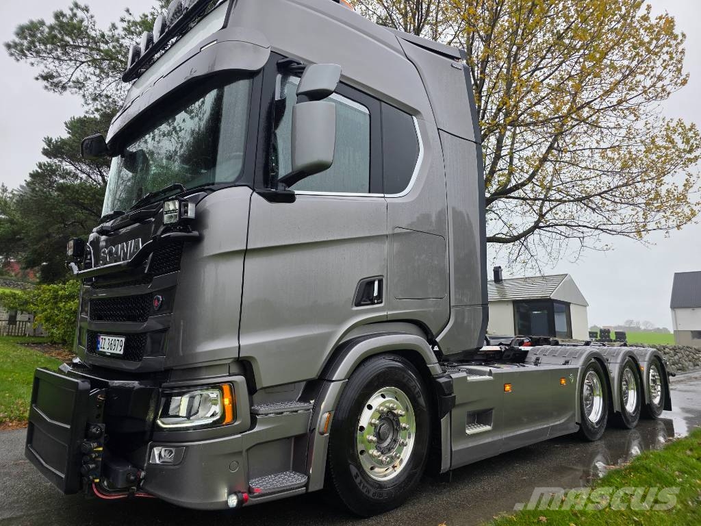 Scania R660 V8 8x4 Tridem – Hooklift – Snow Plo Hook lift trucks