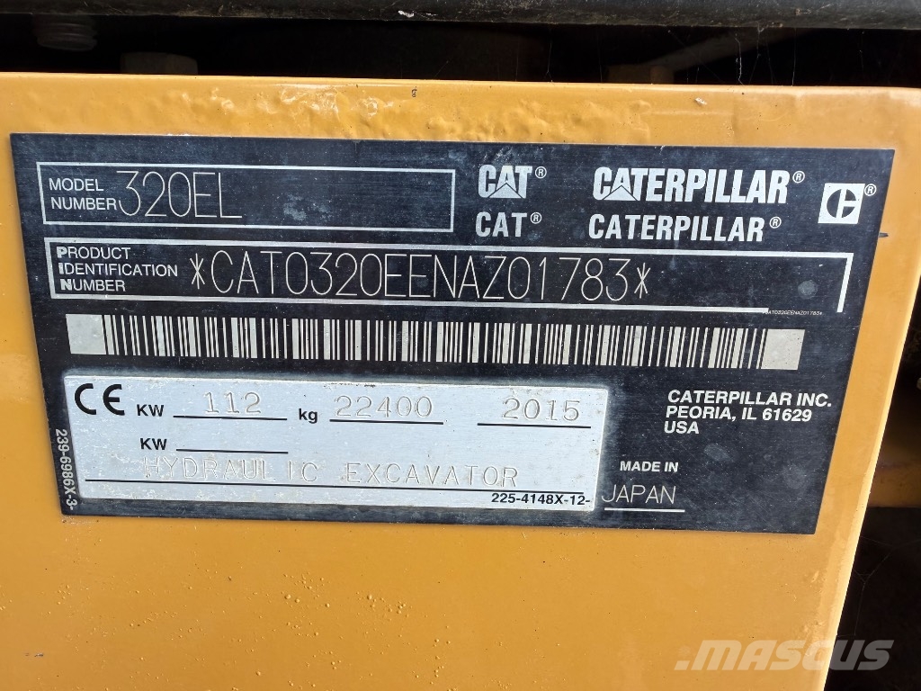 CAT 320 EL Crawler excavators