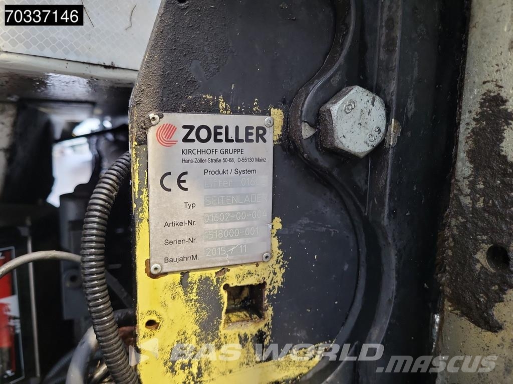 Scania P280 6X2 RHD Zoeller Garbage Truck Euro 6 Camiões de lixo