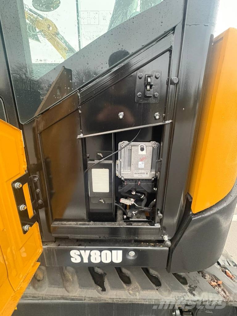 Sany SY 80 U حفارات وسط 7 طن - 12 طن