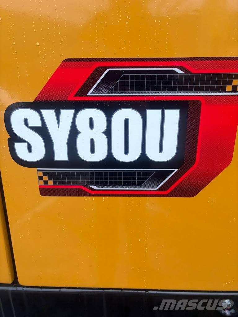 Sany SY 80 U حفارات وسط 7 طن - 12 طن
