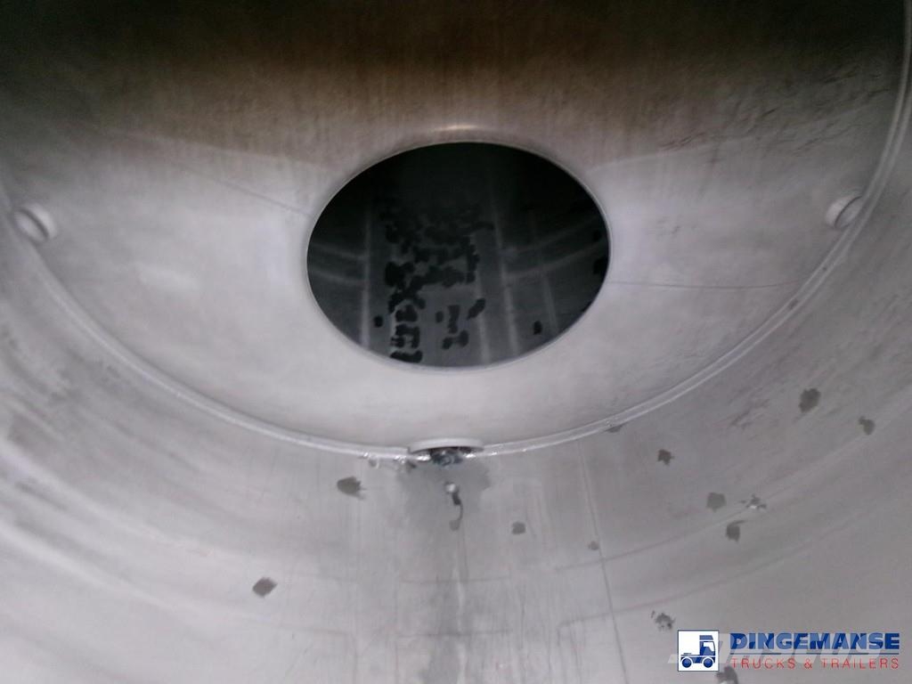 Magyar Chemical tank inox 32.5m3 / 1 comp Полуприцепы-Цистерны