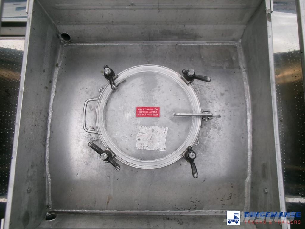 Magyar Chemical tank inox 32.5m3 / 1 comp Полуприцепы-Цистерны