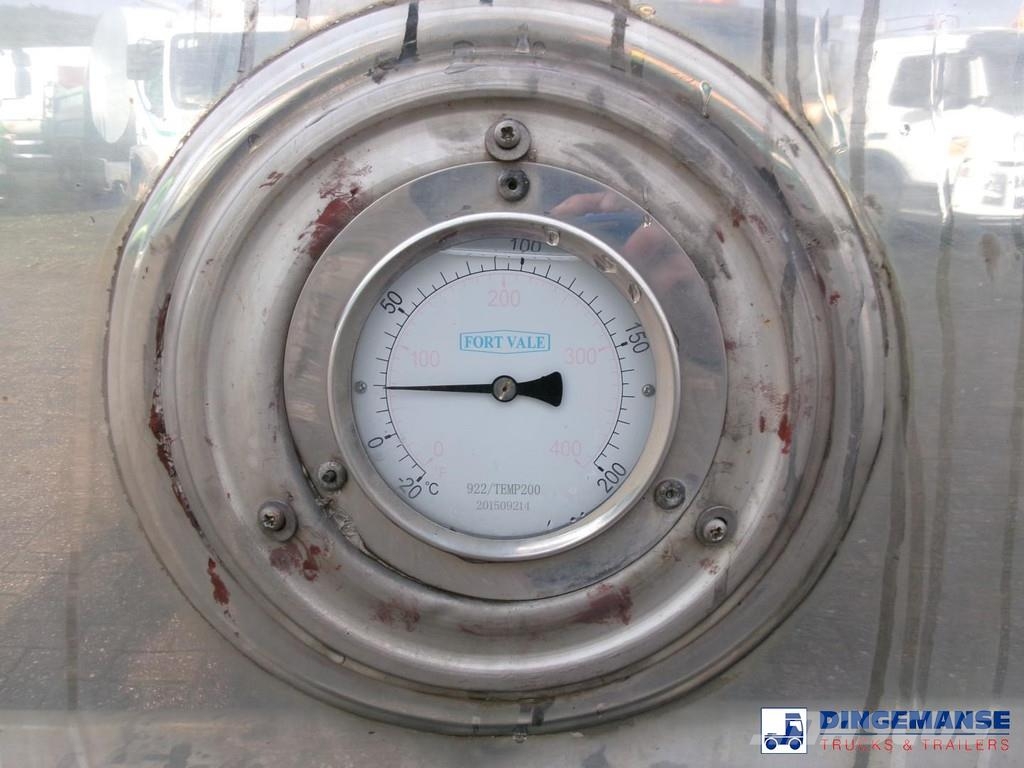 Magyar Chemical tank inox 32.5m3 / 1 comp Полуприцепы-Цистерны