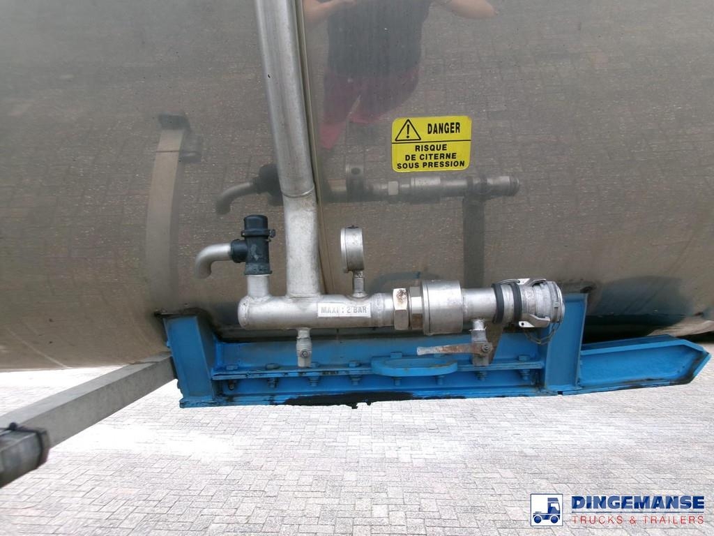 Magyar Chemical tank inox 32.5m3 / 1 comp Полуприцепы-Цистерны