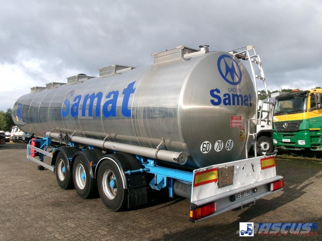Magyar Chemical tank inox 32.5m3 / 1 comp Полуприцепы-Цистерны