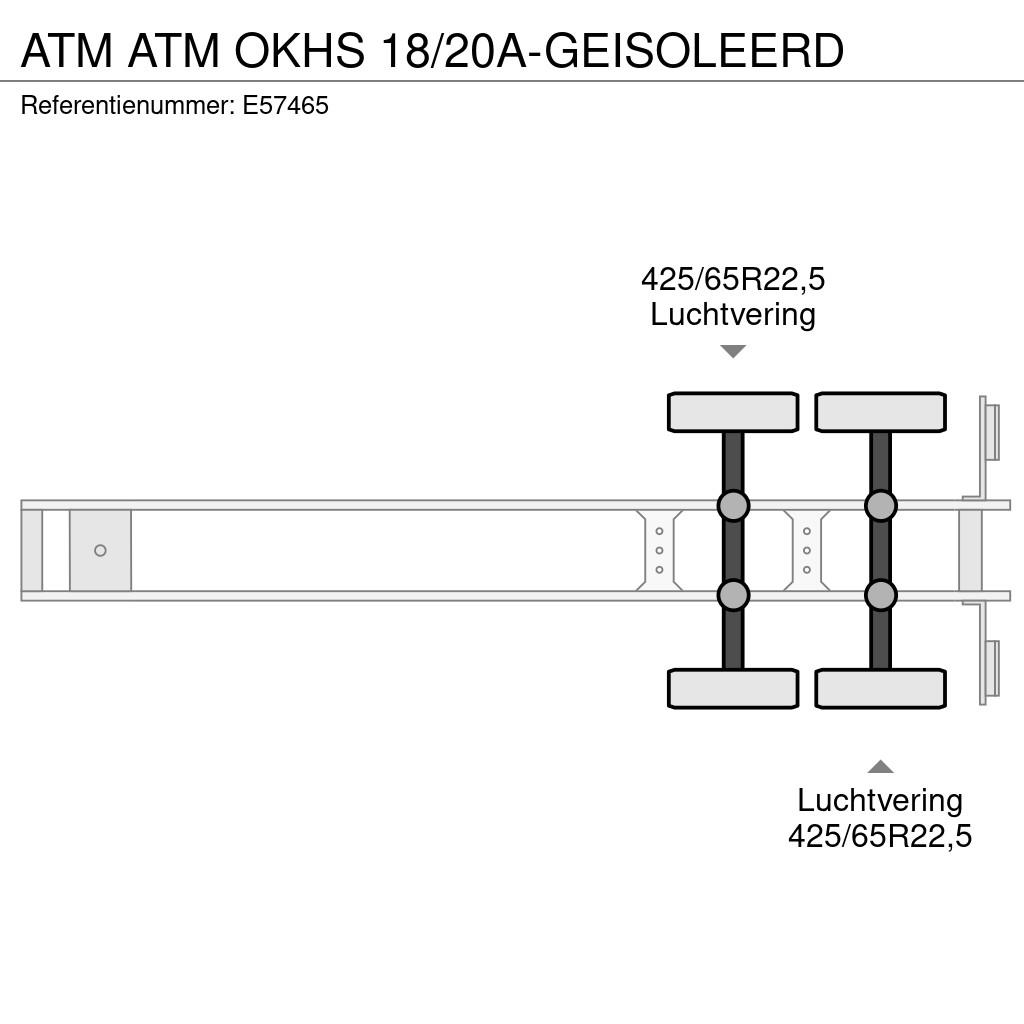 ATM OKHS 18/20A-GEISOLEERD Naczepy wywrotki / wanny