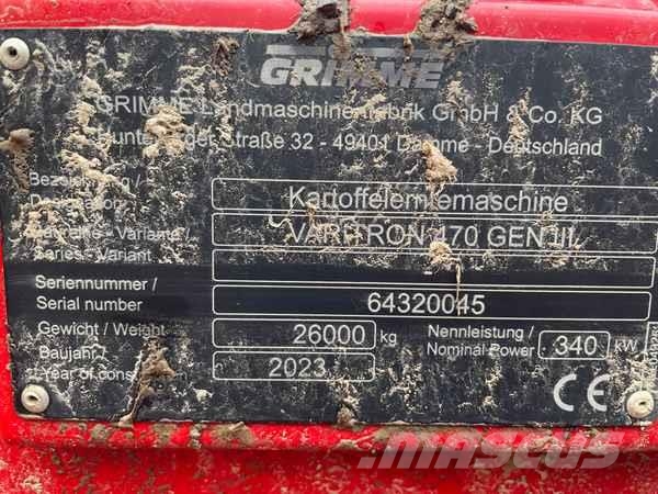 Grimme VARITRON 470 GEN III RS Muut maatalouskoneet