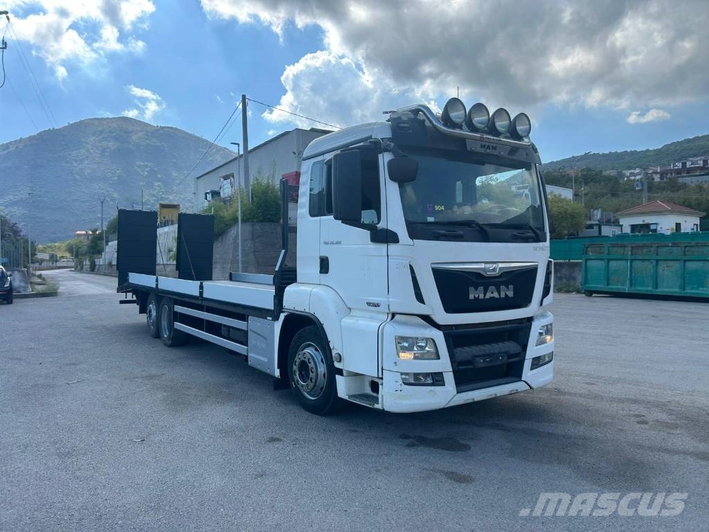 MAN TGS 26.360 Beavertail Flatbed / winch trucks