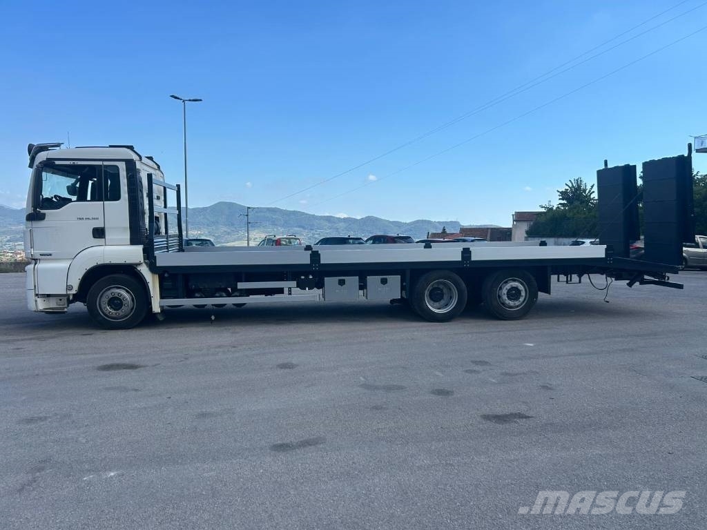 MAN TGS 26.360 Beavertail Flatbed / winch trucks