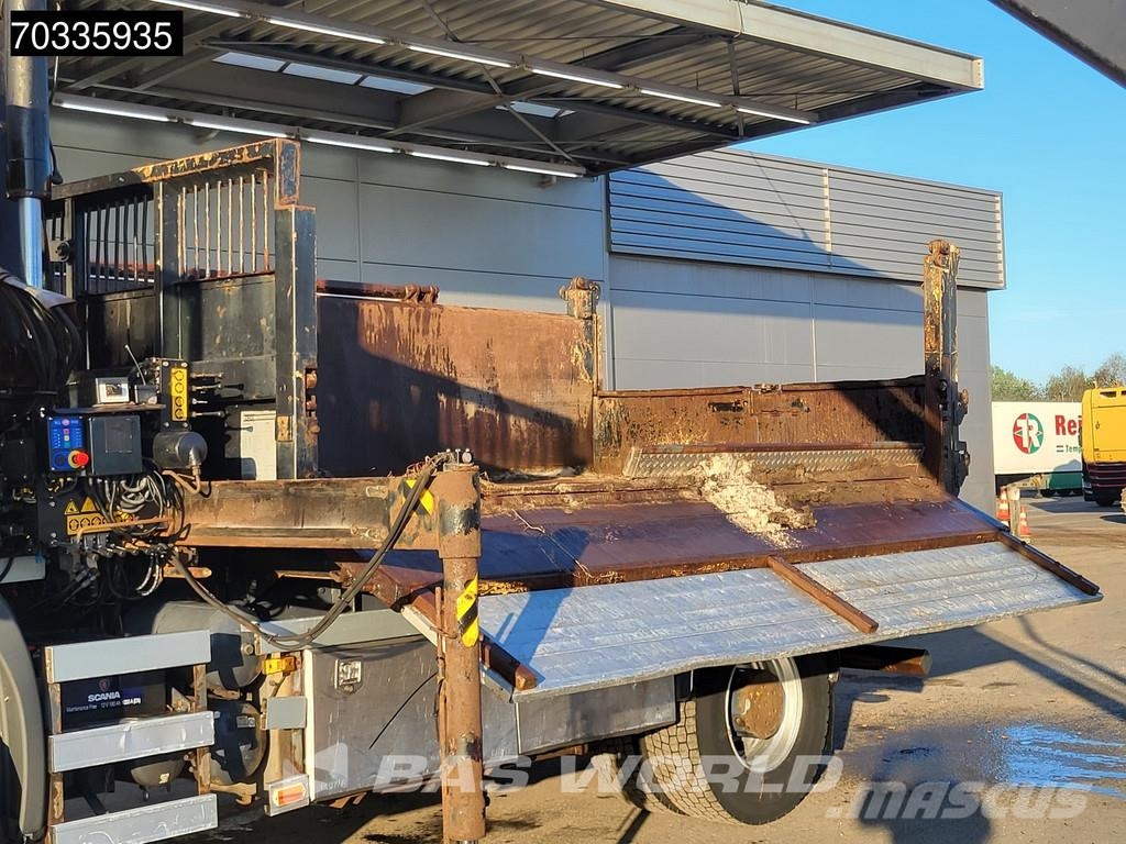 Scania P340 P 4X4 NL-Truck 4x4 Big-Axle HMF 1060 K2 Crane Camion ribaltabili