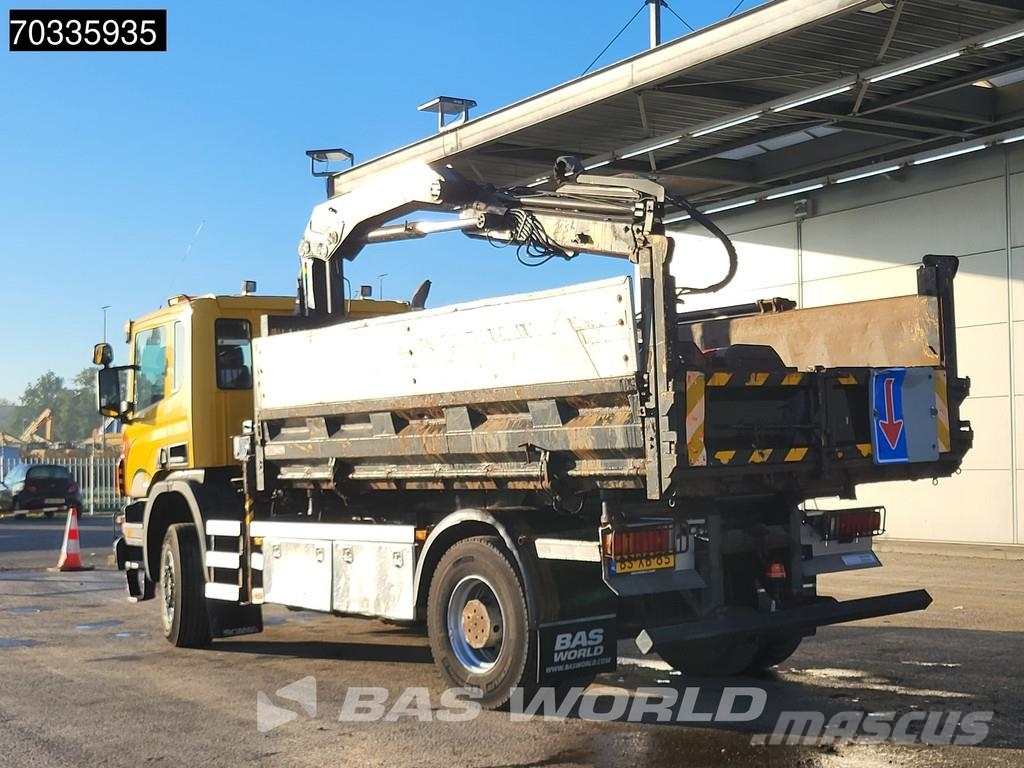 Scania P340 P 4X4 NL-Truck 4x4 Big-Axle HMF 1060 K2 Crane Camion ribaltabili