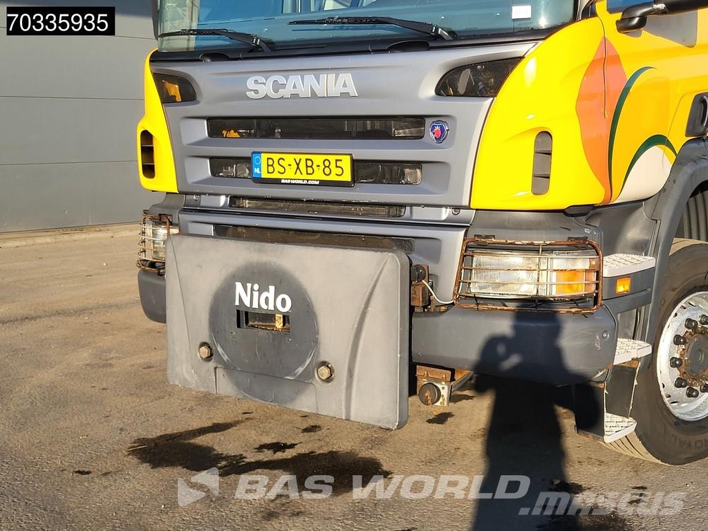 Scania P340 P 4X4 NL-Truck 4x4 Big-Axle HMF 1060 K2 Crane Camion ribaltabili