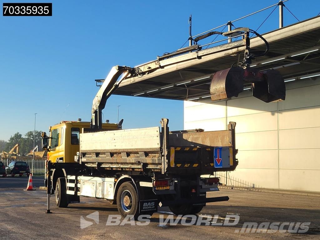 Scania P340 P 4X4 NL-Truck 4x4 Big-Axle HMF 1060 K2 Crane Tipper trucks