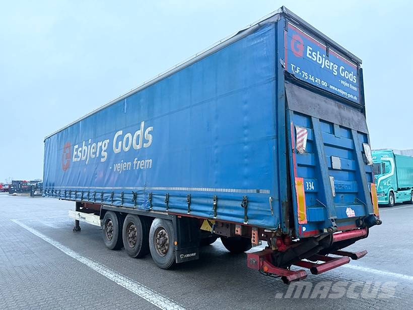 Krone 3 axle Curtainsider / Planenauflieger Curtainsider semi-trailers