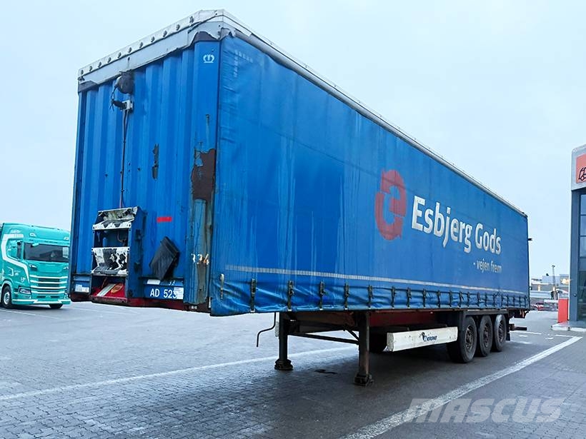 Krone 3 axle Curtainsider / Planenauflieger Curtainsider semi-trailers