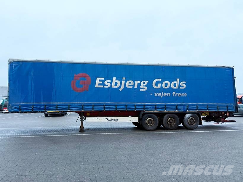 Krone 3 axle Curtainsider / Planenauflieger Curtainsider semi-trailers