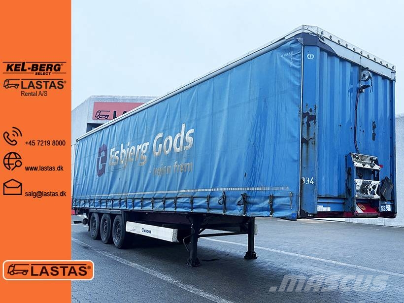 Krone 3 axle Curtainsider / Planenauflieger Curtainsider semi-trailers