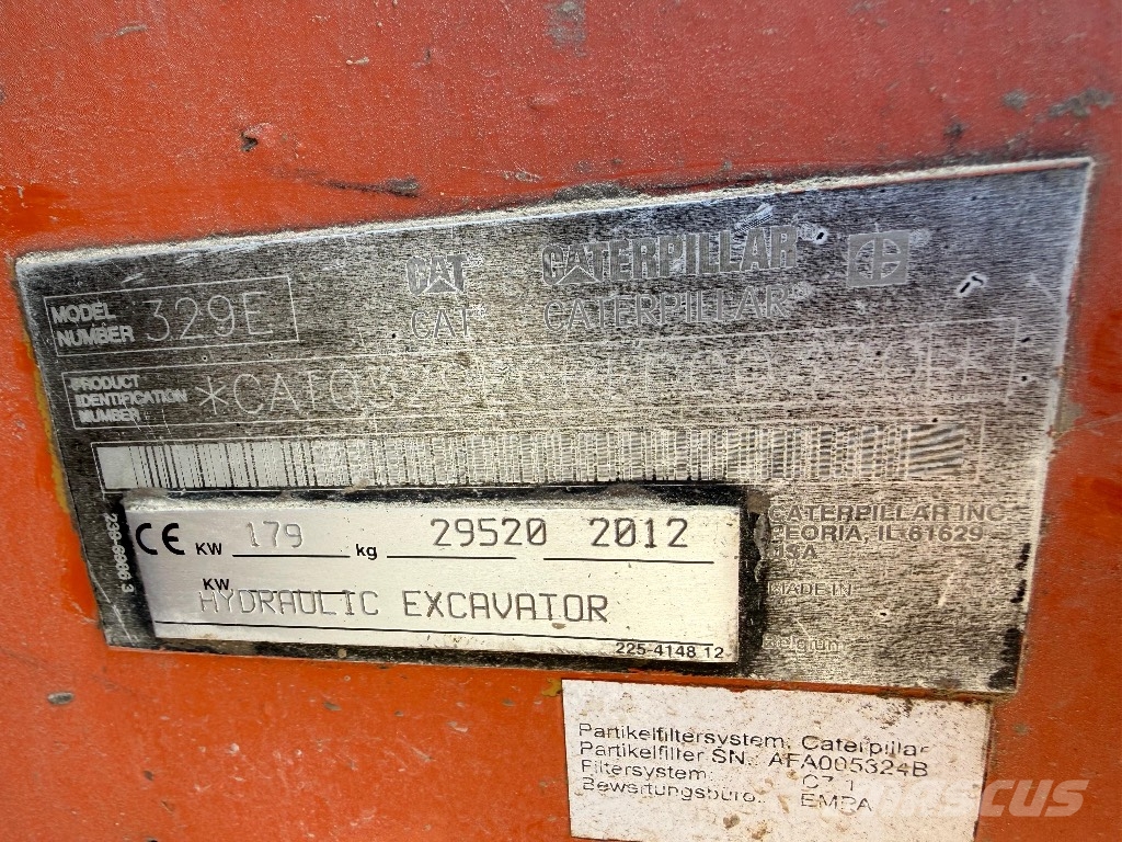 CAT 329 Long reach excavators