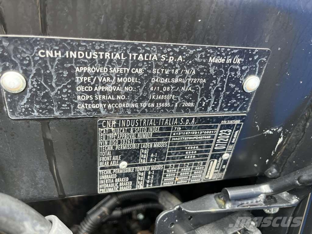 New Holland T7.270 Tractor 트랙터