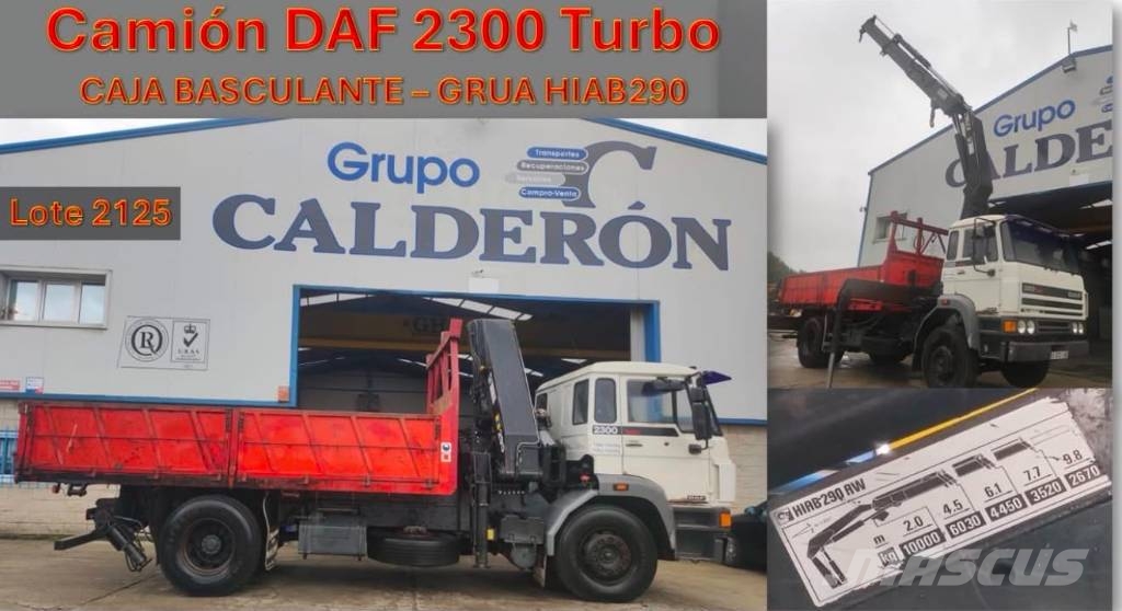 DAF 2300 Turbo Bañeras basculantes usadas