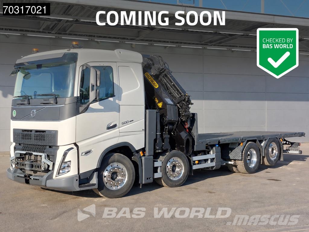 Volvo FH 500 8X2 COMING SOON NEW Palfinger PK78002 SH Cr شاحنات مسطحة/مفصلية الجوانب